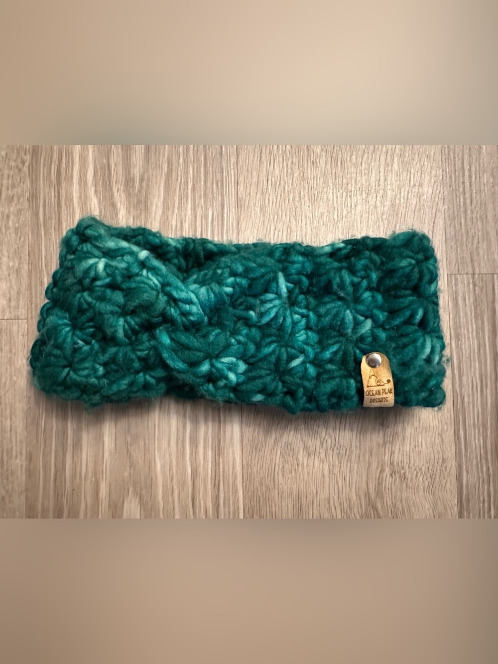 Oceanpeak 🌊 Teal Knitted Headband